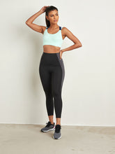 Contrast Cross Back Strap Active Sports Bra FD